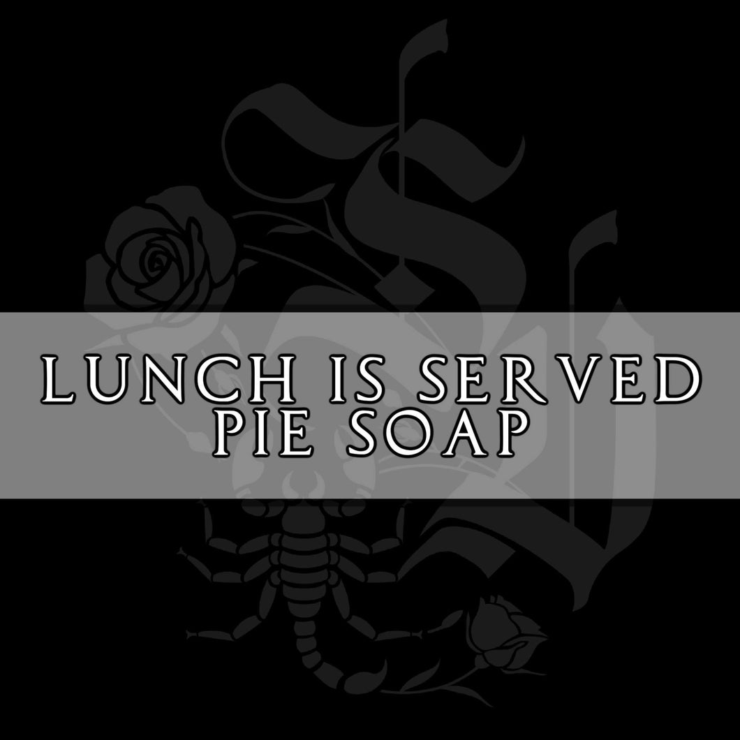 ‘Lunch Is Served’ Pie Soap